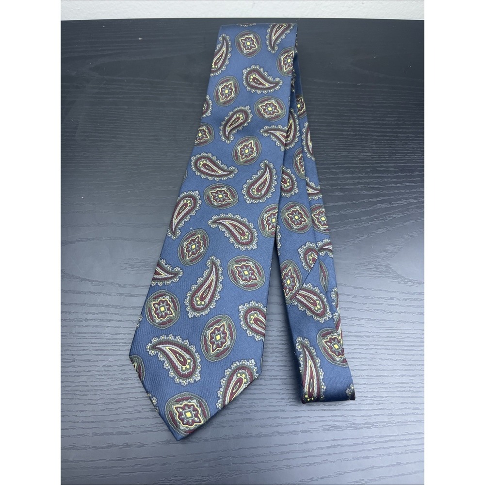 Lands' End Paisley Men's Neck Tie 56" Classic Pattern Tie - Picture 2 of 6